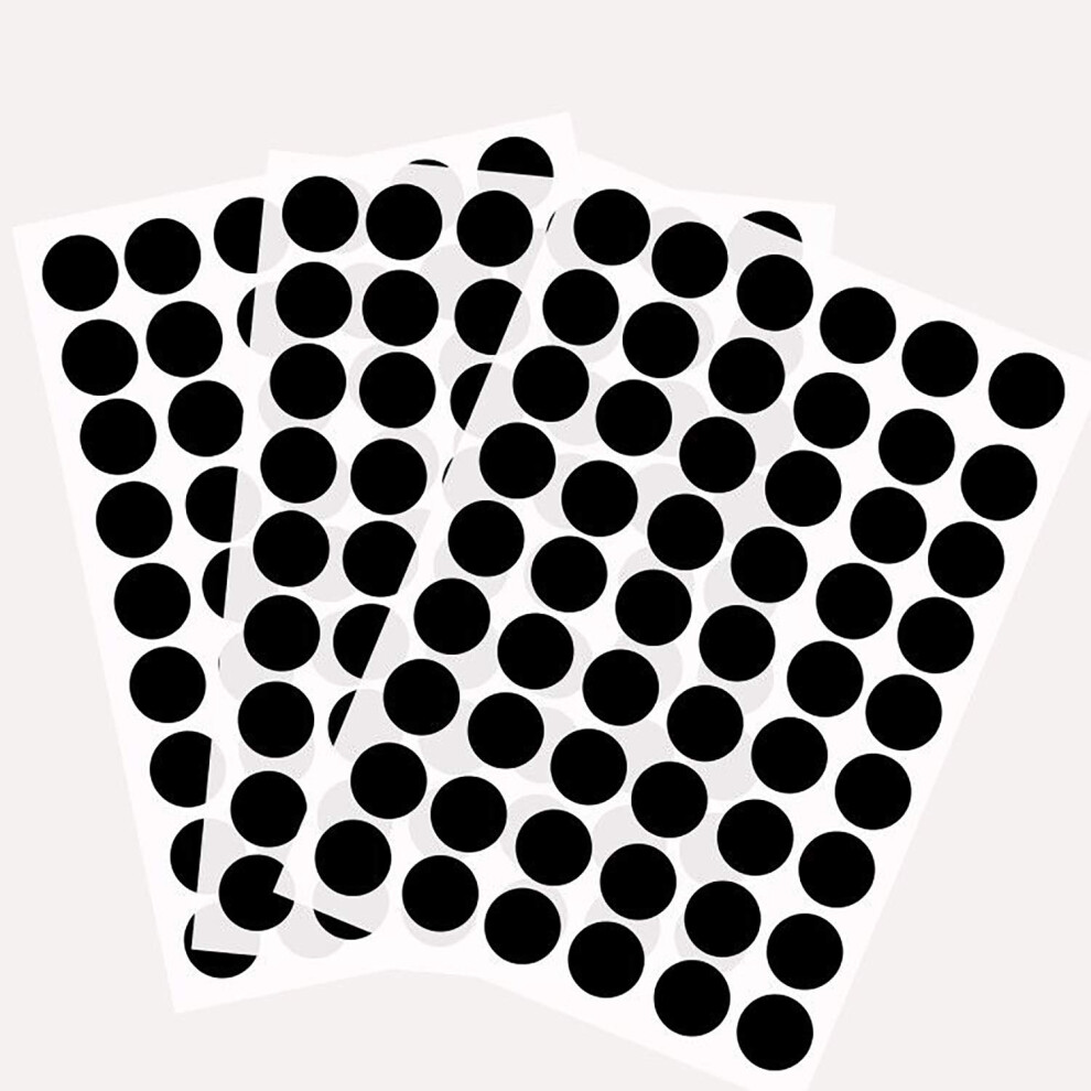 162 Pcs Kunststoff Schraube Loch Abdeckungen Aufkleber Selbst-Adhesive Schraube Loch St-image