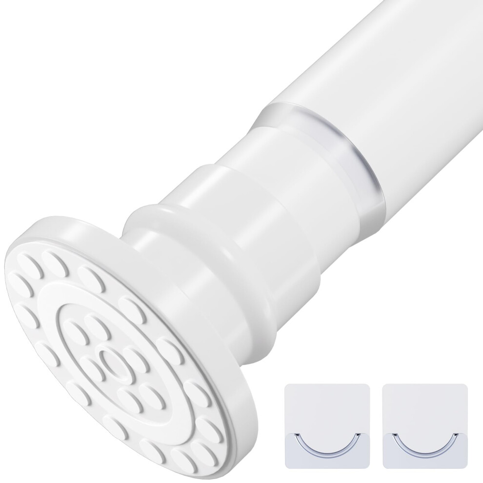 Spring Tension Rod 28 to 48 inches Adjustable Heavy Duty Curtain Rod-S