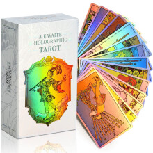 Barajas de Tarot Arco ris MagicSeer, Conjuntos de Cartas y Libros de Tarot para Principiantes, Baraja de Tarot Hologr fica