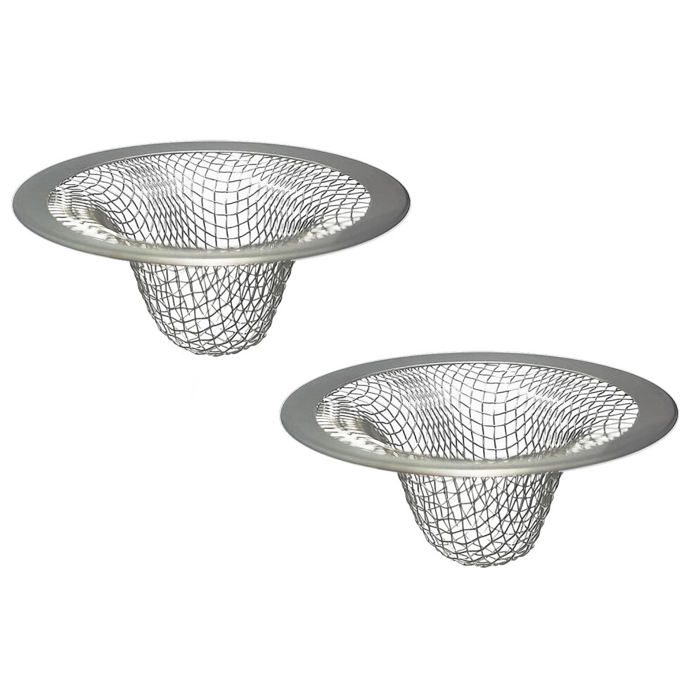 Filtre de vidange Seatery 2,5 cm, petit panier en maille pour évier de salle de bain, 2 pièces, récupérateur de cheveux pour serpillière, piscine