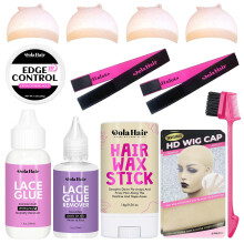 Dolahair blonder lim kit blonder front lim sæt til parykker vandtæt paryk lim stærk hold paryk lim kit paryk installer kit paryk installation kit