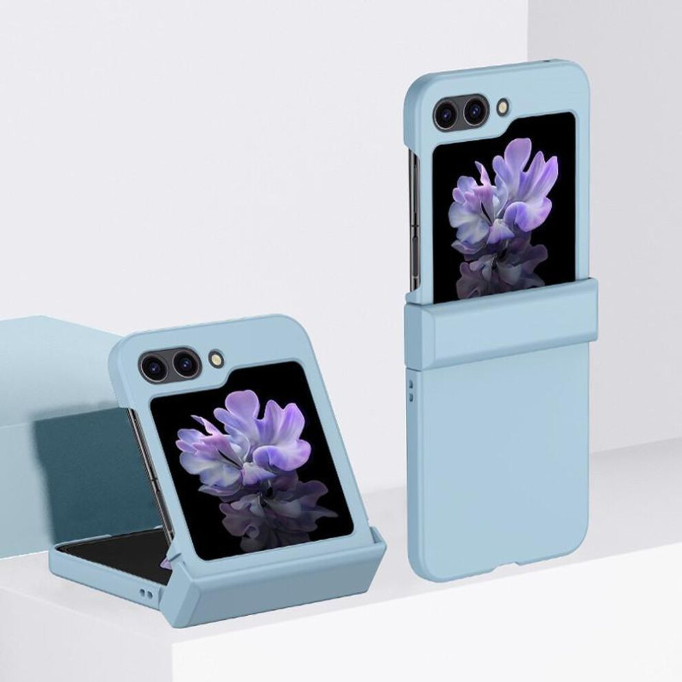 (sky blue, Samsung Galaxy Z Flip 3) Anti-drop Plastic Fashion Case For Samsung Galaxy Z Flip 5 5g Flip4 Flip3 Flip 4 3 Flip5 Zflip5 Zflip4 Shockproof Phone Covers