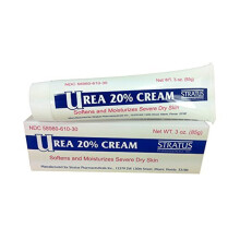 Urea 20% Amandelgeurcr?me 3oz - Droge huidbevochtiger voor eczeem en psoriasis
