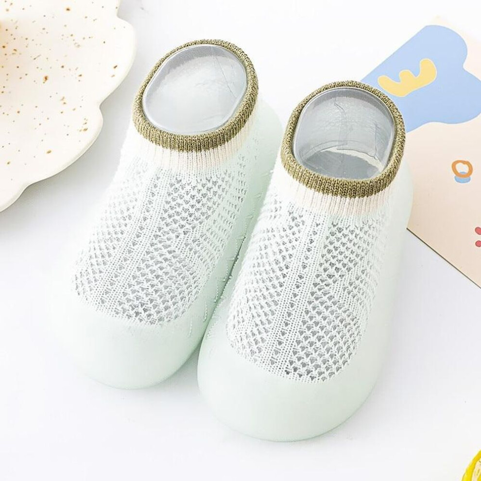 (green, 20) Summer Mesh Baby Shoes Newborn Toddler Shoes Infant Boys Girls Socks Sneakers Soft Bottom Non-slip Shoes