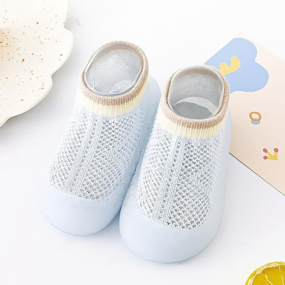 (blue, 20) Summer Mesh Baby Shoes Newborn Toddler Shoes Infant Boys Girls Socks Sneakers Soft Bottom Non-slip Shoes