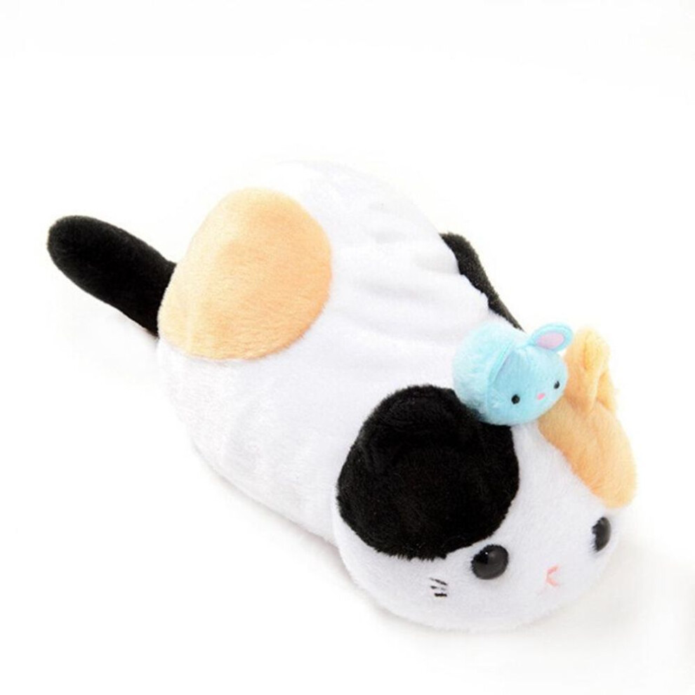 (brown) Cute Pencil Case Storage Bag Pen Bags School Supplies Stationery Soft Organizer Pouch