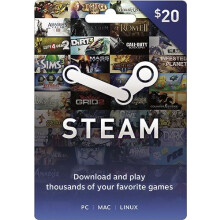 Valve ? Steam Wallet Prepaid-Karte (20 $)
