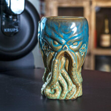Copo Cerâmico Cthulhu 16 fl oz - Bebida Novidade (Azul Verde)