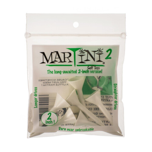 Martini 2 Zoll Golf-Tees  Wei (6 Tees)