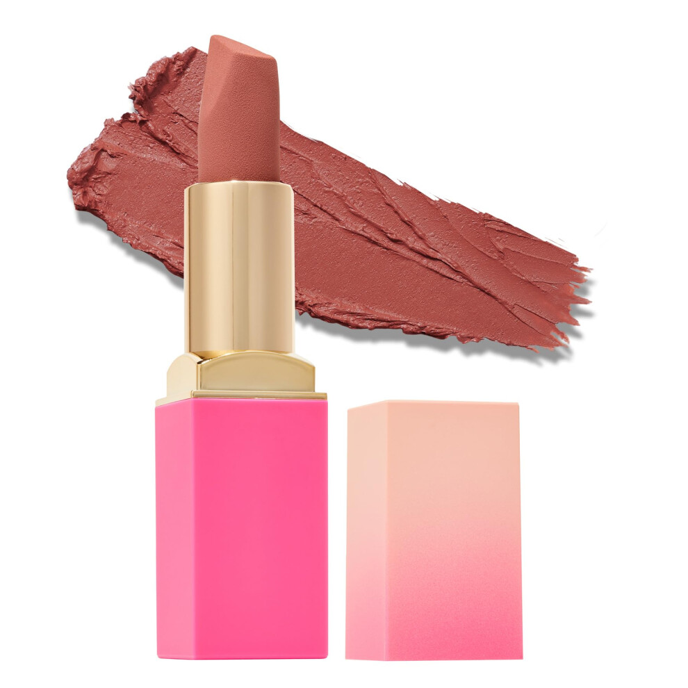 Juvia's Place Cream The Nude Velvety Matte Lipstick Me - Nude Matte Lipstick Long-Lasting Matte Lipstick Rich-Color Lip Makeup Y Lipstick