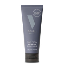 Creme de Barbear Bevel para Homens, Hidratante com Aloe Vera e Vitamina E, 4 Fl Oz