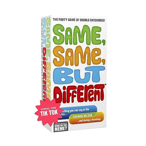 WHAT DO YOU MEME? Same Same But Different - The Party Game of Double E