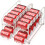 2 Pack - Simple Houseware Stackable Beverage Soda Can Dispenser Organizer Rack, White 1