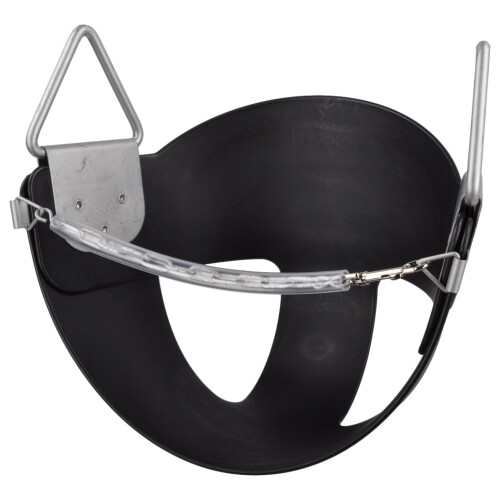 Swing Set Stuff Halbschalensitz - nur Sitz - mit SSS-Logoaufkleber, schwarz