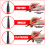 Sili Micro Lim Brush Applicator 3 Pack med fin spids 3