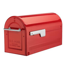 Architektonick potovn schrnky 7900-7R-SR Boulder Mailbox Red