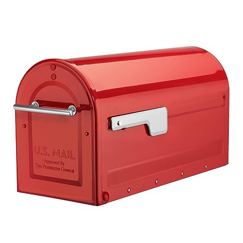 Architectural Mailboxes 7900-7R-SR Boulder Mailbox  Red