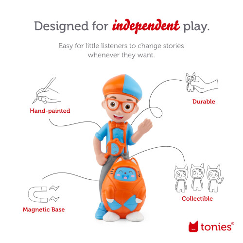 Toni & Guy Tonies Blippi Audio Play postava z Moonbug 2