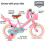 Joystar Little Daisy Bike de 12 polegadas para crian  as por 2 3 anos de 4 anos 3