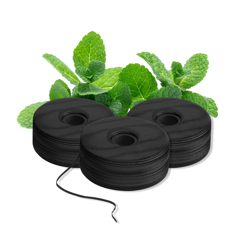 BURST Expanding Dental Floss Refills - 3 Pack of Mint Eucalyptus Aroma