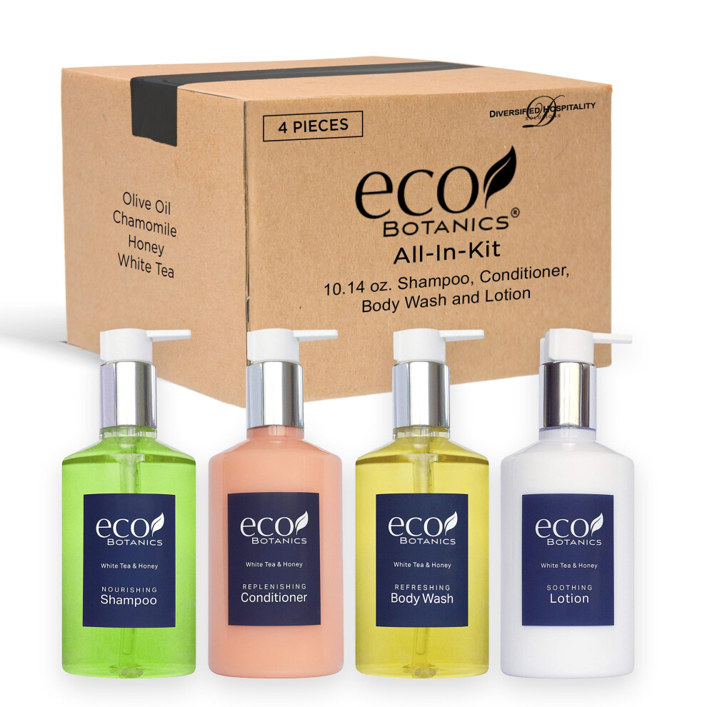 Puur Eco Botanics Amenities Set 10.14 Oz. Pumps (1 Of Each) Shampoo Condit