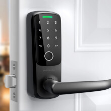 ULTRALOQ Latch 5 World's First Built in WiFi Smart Lock (Black) with F