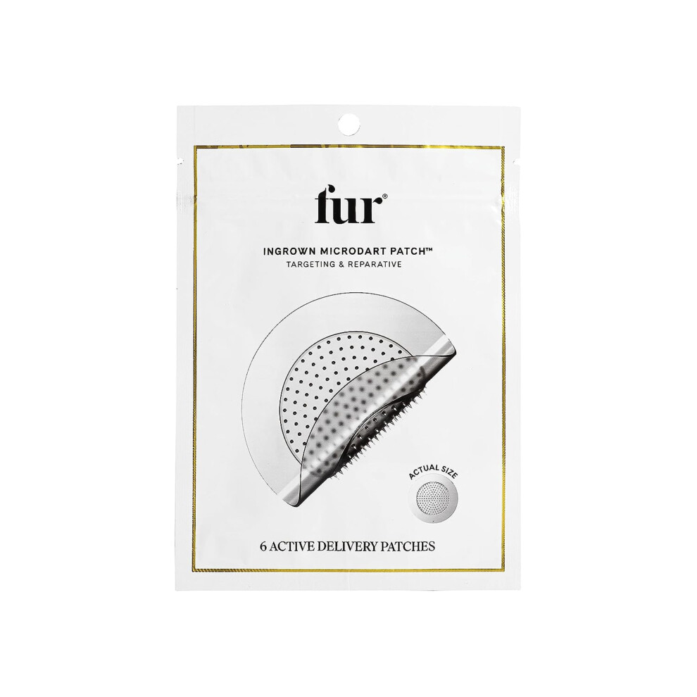 Fur Ingrown Microdart Patches  Ingrown Hair Care  Quickly and Effectively Clear Up Ingrown Hair Bumps  6 Pack