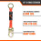 Malta Dynamics 18” D-Ring Extender με Snap Hook για Προστασία από Πτώσεις 3