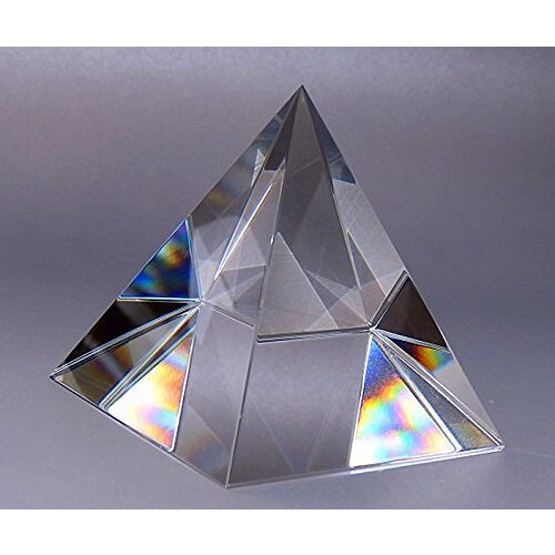 Amlong Crystal Clear Pyramid 2,3 inch cu cutie cadou 2