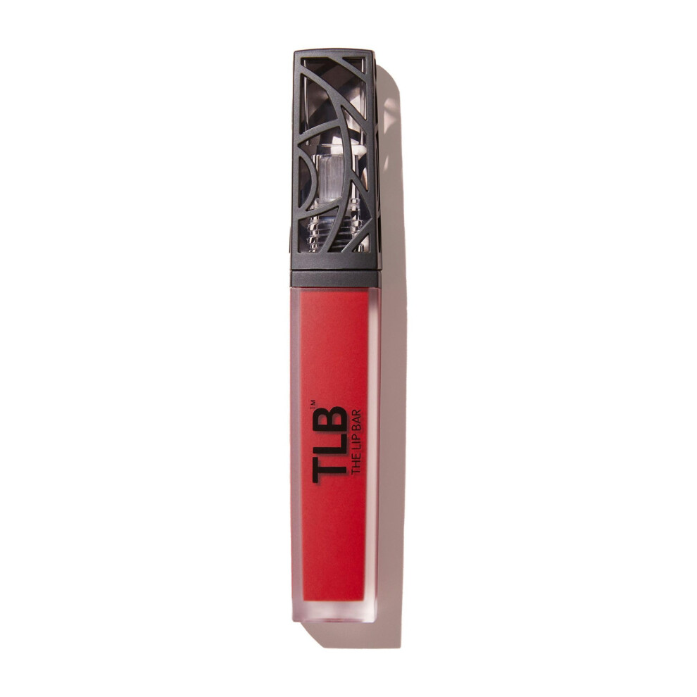 The Lip Bar Vegan Liquid Matte Lipstick  High Pigment Color & Long-Lasting with 8-12 Hours of Wear  Hot Mama - Fire Engine Red