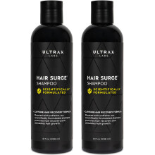 Ultrax Labs Hair Surge-schampo mot tunt hår – hårväxtformel för kvinnor och män, 236 ml, 2-pack