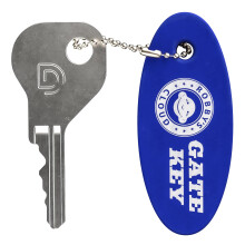 Magna Latch Key Erstatning til Magna-Latch Series 2 med nedadvendt n?glehul (gammel stil) - D&D Key 62462 For MagnaLatch og LokkLatch Pool Gate S
