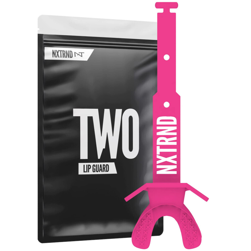 Nxtrnd Two Football Mouthguard Boccaglio Da Football Con Cinturino Per Adulti E Giovani, Rosa