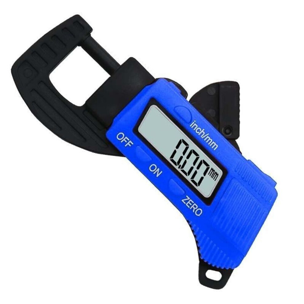 (blue) 0-12.7mm Carbon Fiber Composites Digital Thickness Caliper Micrometer Guage