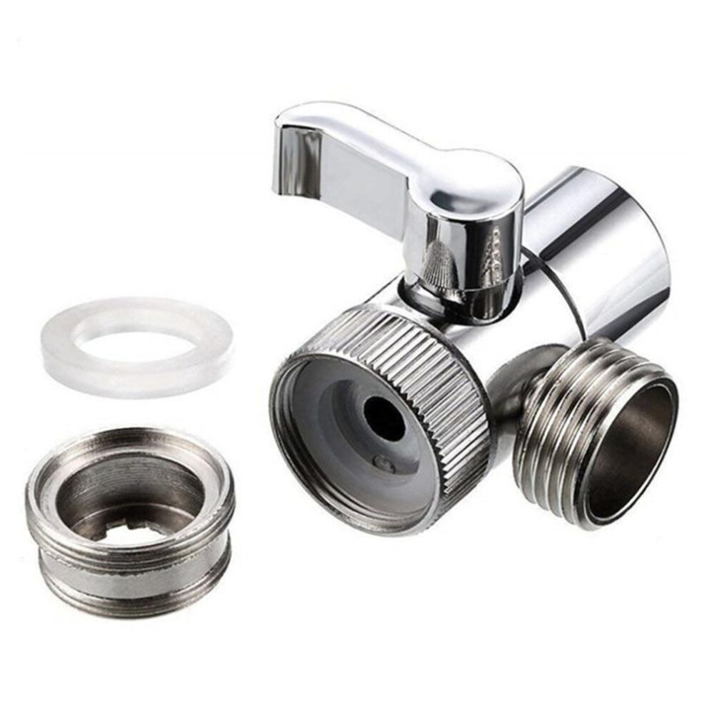 Faucet Diverter Valve 3 Way Water Separator Shower Tee Adapter Adjustable Shower Head Diverter Valve Bathroom Accessories