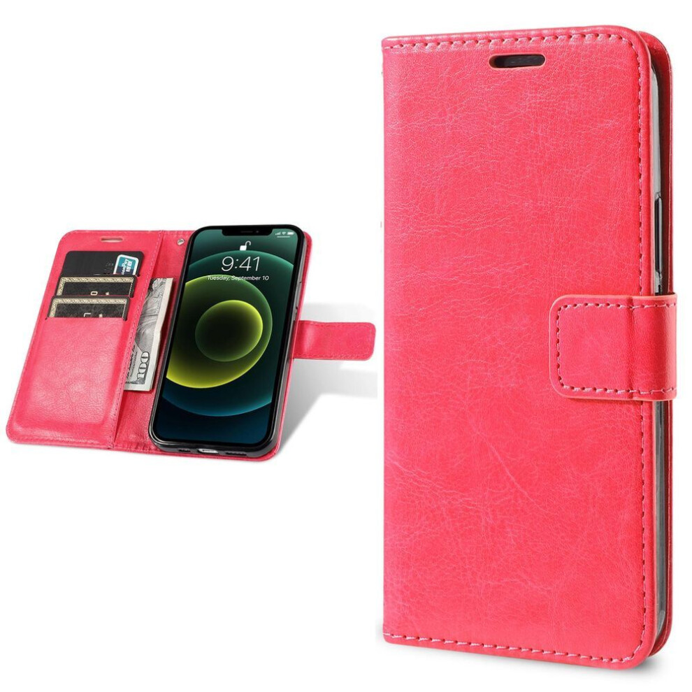 (Rose For Samsung Galaxy A23 5G) Leather Wallet Flip Case For Samsung Galaxy A14 A13 A12 A34 A54 A15 A04s A05s A22 A23 A32 A52 A53 A33 A73 A72 S2 Red 9093611834158