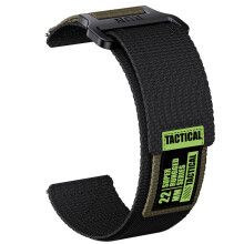 (22mm Black Army Green) Nylon Watch Strap Watch Band Accessories for Huawei GT2 Pro/Garmin 255 265 965/Samsung Multi-color Optional