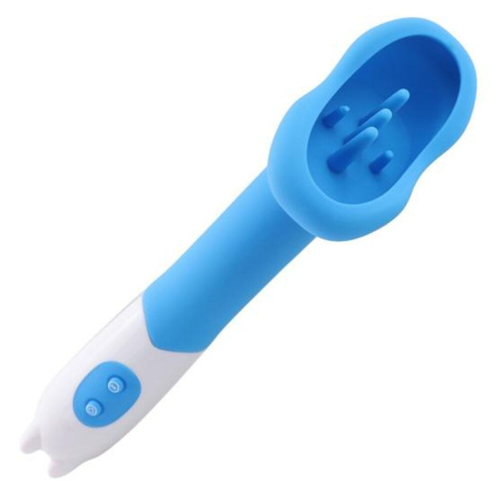 (blue) Female Waterproof Vibrator G-spot Vagina Massager Masturbation Adult Sex Toy