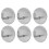 6pc Self-adhesive Towel Hooks Stainless Steel Hooks for Home, Kitchen 1