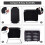 Camping Kitchen Table Portable Cabinet Kitchen Storage Black 5