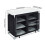 Camping Kitchen Table Portable Cabinet Kitchen Storage Black 8