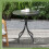 Outsunny Outsunny Round Garden Table Outdoor Side Table with Steel Frame Grey 4