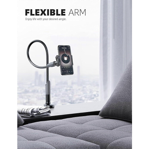 Gooseneck Phone Holder for Bed, Flexible Phone Stand 1