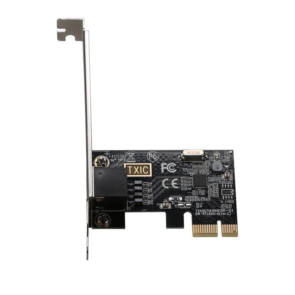 1000Mbps Network Adapter PCIE to RJ45 Network Card 1000Mbps RJ45 PCI Express Converter LAN Etherent Gigabit Adapter for Desktop PC