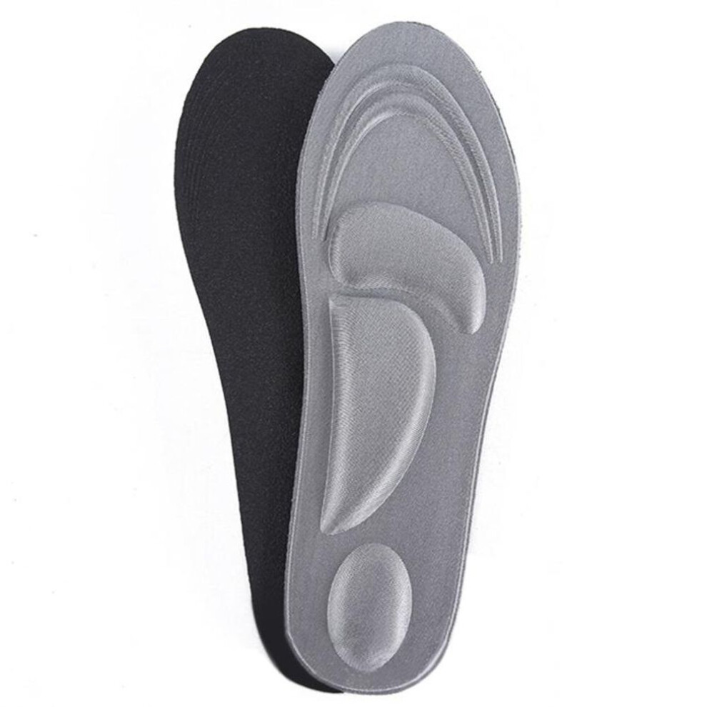 (light grey, 37-38) Women Men Orthopedic Insoles For Shoes Flat Feet Arch Support Massage Sports Pad