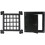 A29 Hardware 8 1/2 x 8 1/2 ίντσες Σιδερένιο Grill/Grille με Πόρτα, Μαύρη Επίστρωση, Μεγάλο Μέγεθος 1