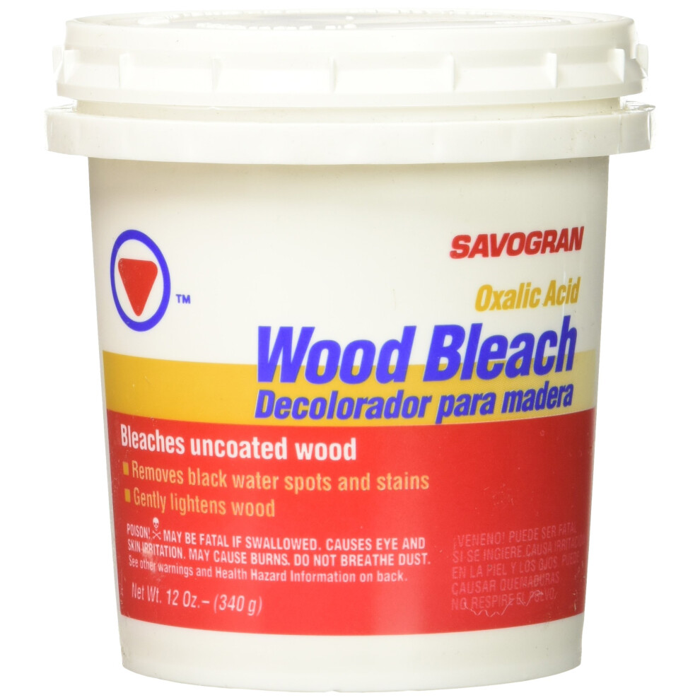 Savogran Wood Bleach  12oz Oxalic Acid Wood Bleach for Furniture w/Un