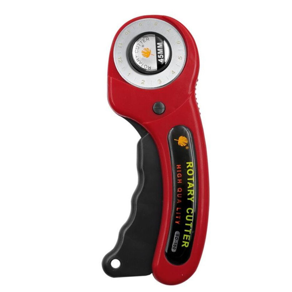 (red) 45mm Leather Craft Rotary Cutter Leather Cutting Tool Leather Craft Fabric Circular Blade Knife Diy Patchwork Sewing Quilting