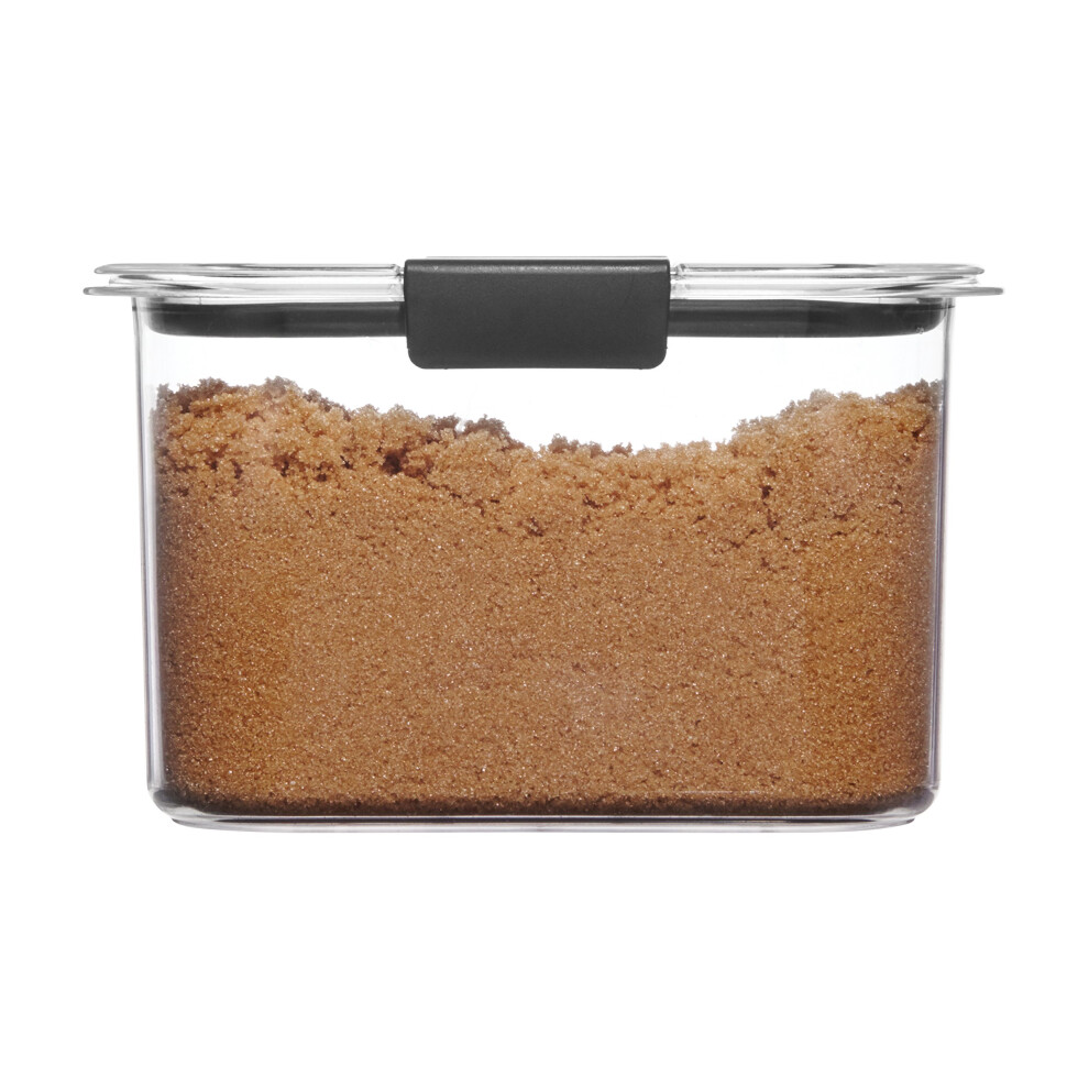 Rubbermaid Container BPA-Free Plastic Brilliance Pantry Airtight Food Storage Open Stock Brown Sugar (7.8 Cup)
