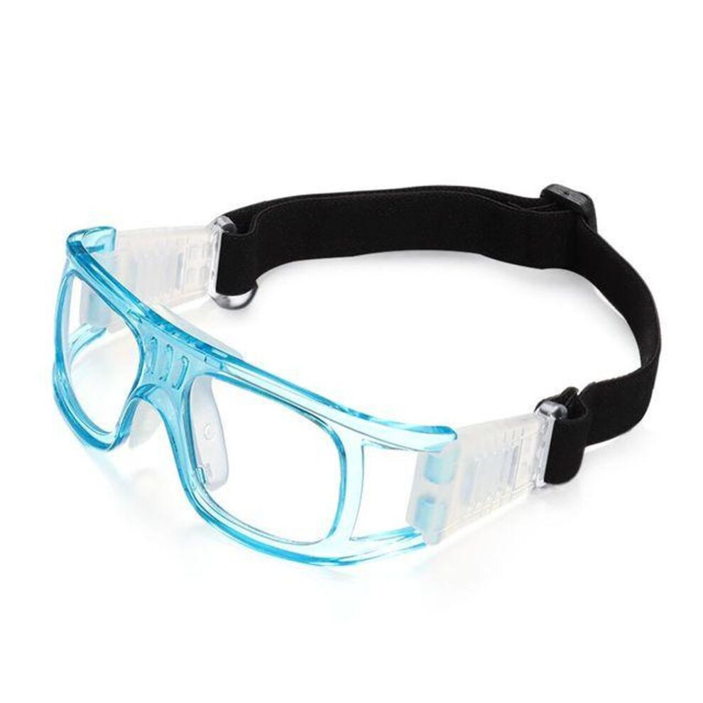 (blue) Basketball Glasses Sport Eyewear Football Eye Glasses Anti-Collision Glasses Removable Training Goggles Cycling Glasses